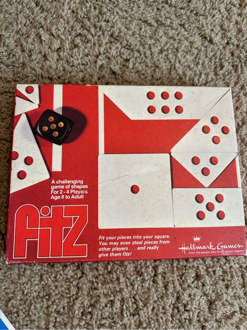 Vintage 1973 Hallmark Fitz Board Game